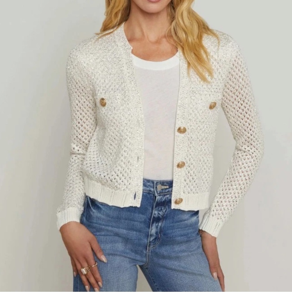 NWT L’agence Blanca cardigan